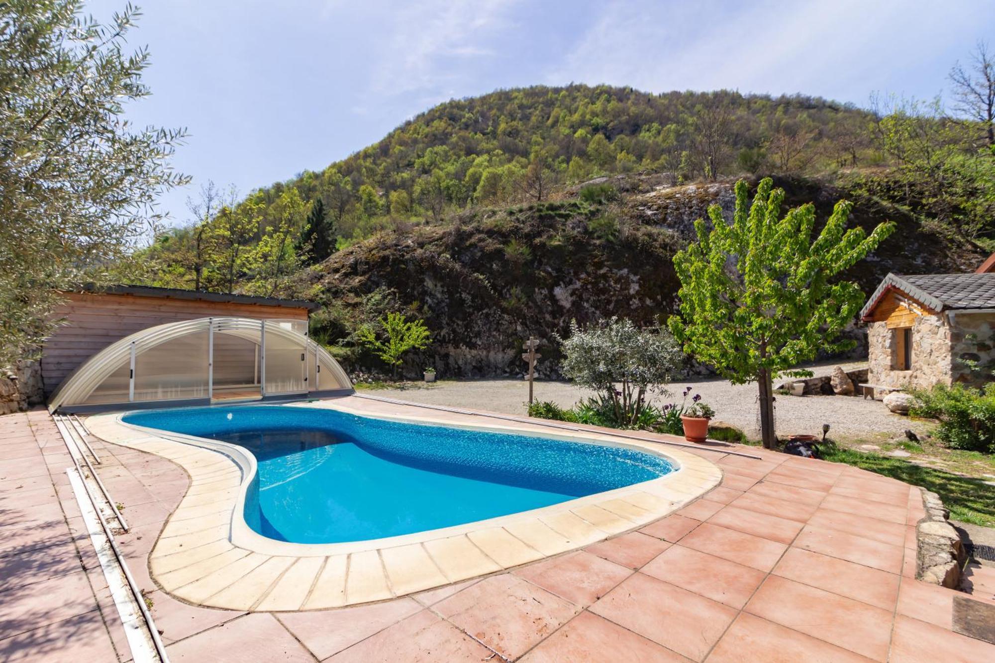 Chalet En Castel Ax-les-Thermes Bagian luar foto
